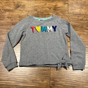 Tommy Hilfiger crew neck knot tie sweater